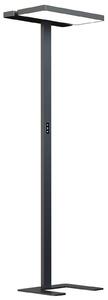 Lampa Podłogowa Arcchio, Aila, ściemnialny, czarny, gabinet | pracownia, aluminium, nowoczesny