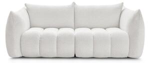 Biała sofa z materiału bouclé 234 cm Azra – Bobochic Paris