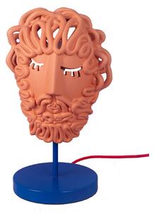 Lampa Stołowa SELETTI, pomarańczowy, salon, kamień