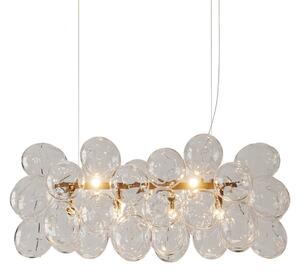Lampa Wisząca By Rydéns, Gross Bar, ściemnialny, transparentny, salon, szkło, design