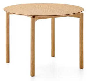 Okrągły stół w dekorze jesionu ø 110 cm Indara – Kave Home