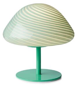 Lampa Stołowa Halo Design, niebieski, salon, szkło