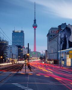 Fotografia Berlin cityscape with road traffic, spreephoto.de