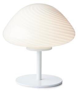 Lampa Stołowa Halo Design, biały, salon, szkło