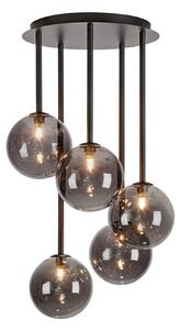Lampa Sufitowa Markslöjd, czarny, salon, metal