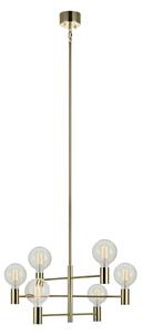 Lampa Wisząca Markslöjd, Capital, ściemnialny, złoty | mosiężny, salon, metal, nowoczesny
