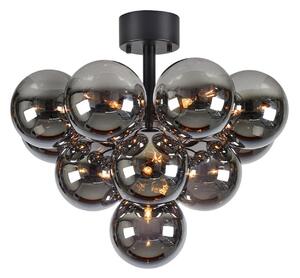 Merlot 13 Lampa Sufitowa Matowy Czarny/Przydymiony
