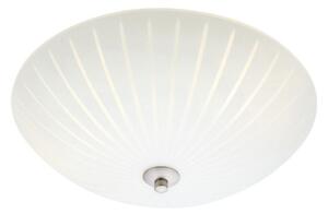 Lampa Sufitowa Markslöjd, Cut, ściemnialny, biały, salon, szkło