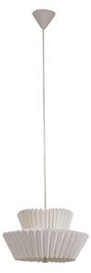Lampa Wisząca Lindby, Magali, ściemnialny, biały, salon, papier | karton