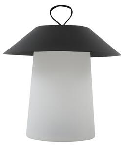 Zewnętrzna Lampa Lindby, Kalina, ściemnialny, czarny, balkon, tworzywo sztuczne, nowoczesny