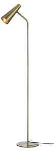 Lampa Podłogowa Markslöjd, Peak, złoty | mosiężny, salon, metal, nowoczesny