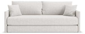 Beżowa rozkładana sofa z tkaniny szenilowej 209 cm Shannon – Cosmopolitan Design
