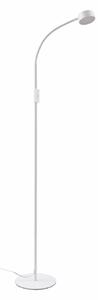 Lampa Podłogowa Lindby, Maori, ściemnialny, biały, gabinet | pracownia, metal, nowoczesny
