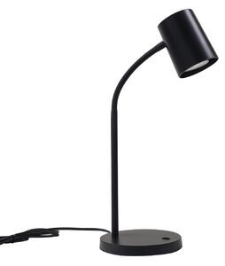 Lampa Stołowa Lindby, Radka, czarny, gabinet | pracownia, tworzywo sztuczne, nowoczesny