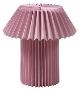 Lampa Stołowa Lindby, Magali, pudrowy róż, salon, papier | karton