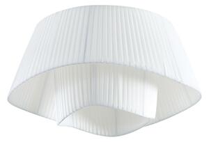 Lampa Sufitowa Lindby, Eryndor, ściemnialny, biały, salon, tkanina | tekstylia