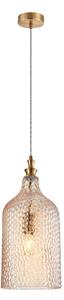 Lampa Wisząca Lindby, Drakar, ściemnialny, beżowy, salon, szkło, vintage
