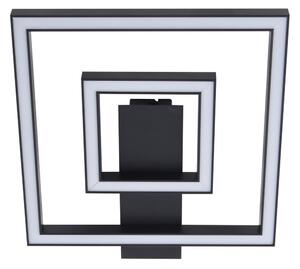 Lampa Sufitowa Lindby, Madamo, czarny, salon, aluminium, nowoczesny