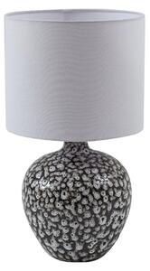 Lampa Stołowa Lindby, Thalassia, szary, salon, ceramika, dworkowy | rustykalny