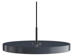 Lampa wisząca Asteria Plus, Ø 43 cm, szara/czarna