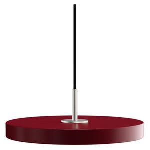 Asteria Plus Lampa Wisząca Mini Ruby Red/Steel Top