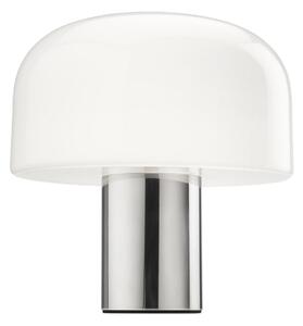 Lampa Stołowa FLOS, Bellhop Glass T, ściemnialny, biały, salon, szkło