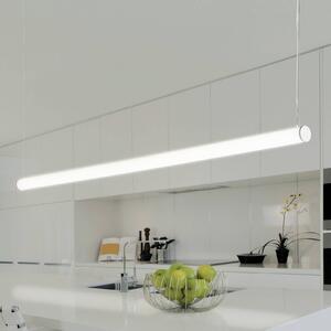 TECNICO by Sforzin Lampa wisząca Pirgos, możliwość ściemniania, biały / opal, salon / jadalnia, tworzywo sztuczne, nowoczesny