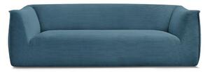 Niebieska sztruksowa sofa 242 cm Giorgia – Bobochic Paris