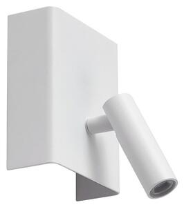 Lampa Ścienna Lindby, Agit, ściemnialny, biały, jadalnia, metal, nowoczesny