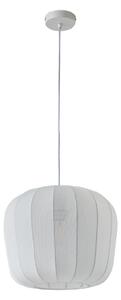 Lampa Wisząca Lindby, Helin, ściemnialny, biały, jadalnia, tkanina | tekstylia, nowoczesny