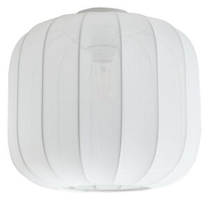 Lampa Sufitowa Lindby, Helin, ściemnialny, biały, jadalnia, tkanina | tekstylia, skandynawski