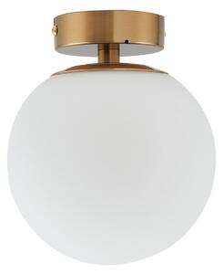 Lampa Sufitowa Lucande, Bidolo, ściemnialny, złoty | mosiężny, łazienka, szkło