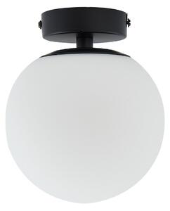 Lampa Sufitowa Lucande, Bidolo, ściemnialny, czarny, łazienka, szkło