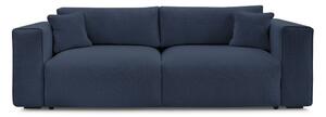Niebieska rozkładana sofa ze schowkiem 265 cm Ezechiel – Bobochic Paris