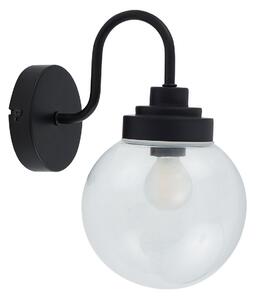 Lampa Ścienna Lucande, Badolo, ściemnialny, czarny, łazienka