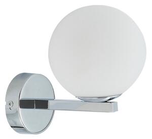 Lampa Ścienna Lucande, Bidolo, ściemnialny, metaliczny, łazienka, szkło