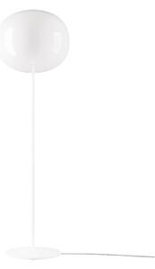 Lampa Podłogowa Lodes, biały, salon, szkło