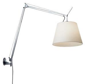 Lampa Ścienna Artemide, ściemnialny, metaliczny, salon, aluminium