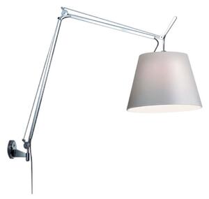 Lampa Ścienna Artemide, ściemnialny, metaliczny, salon, aluminium