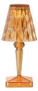 Zewnętrzna Lampa Kartell, Battery, pomarańczowy, balkon, tworzywo sztuczne, design