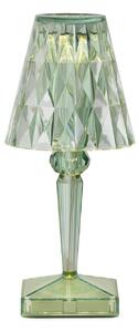 Zewnętrzna Lampa Kartell, Battery, zielony, balkon, tworzywo sztuczne, design