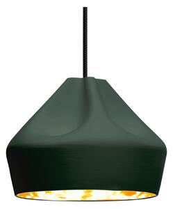 Pleat Box 24 Lampa Wisząca E14 Ciemny Zielony/Złoty