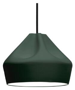 Pleat Box 24 Lampa Wisząca E14 Ciemny Zielony/Biały