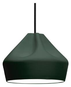Pleat Box 24 LED Lampa Wisząca Ciemny Zielony/Biały