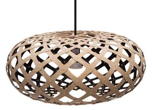 Lampa Wisząca david trubridge, czarny, salon, bambus