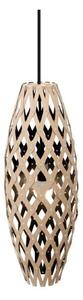 Lampa Wisząca david trubridge, czarny, salon, bambus