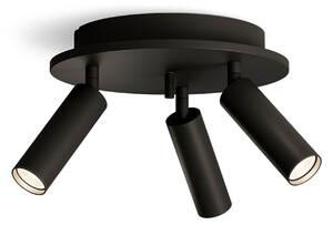 Lampa Sufitowa Herstal, czarny, salon, metal