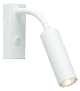 Lampa Ścienna Herstal, biały, salon, metal