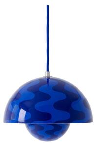Lampa Wisząca &Tradition, Flowerpot VP1, ściemnialny, niebieski, salon, metal, design