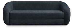 Ciemnoniebieska rozkładana sofa z tkaniny szenilowej 228 cm Neyo – Bobochic Paris